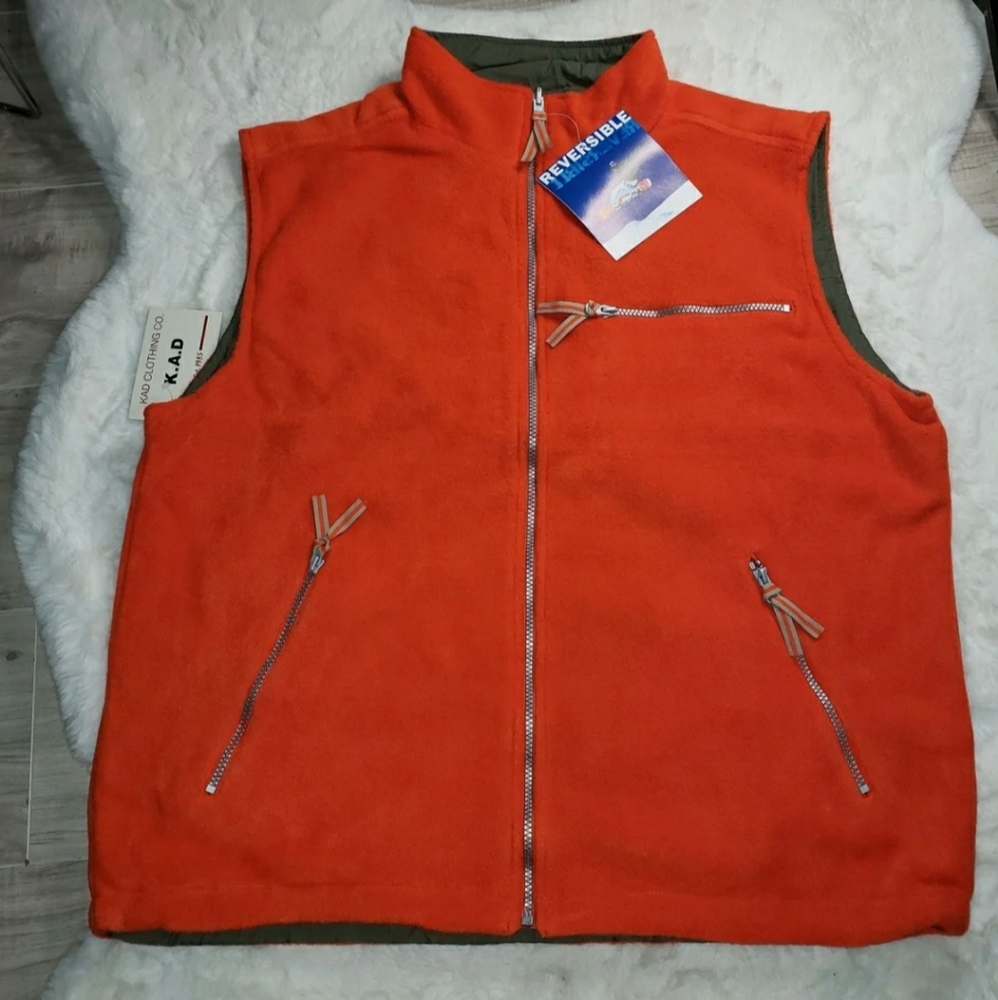Men Reversible Vest Jacket